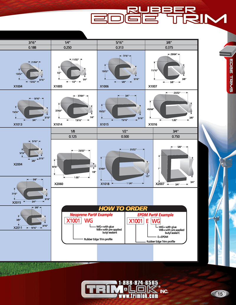 Rubber Trim Rubber Edge Trim TrimLok