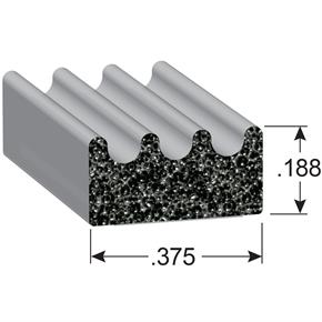 113 Series EPDM rubber profile seal for automotive, marine & other industries