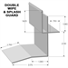 All-in-One Seal Double Wipe & Splash Guard with dimensions
