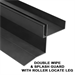 All-in-One Seal Double Wipe & Splash Guard with Roller Locate Leg labeled