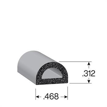 110 Series D-Shaped Rubber Seal