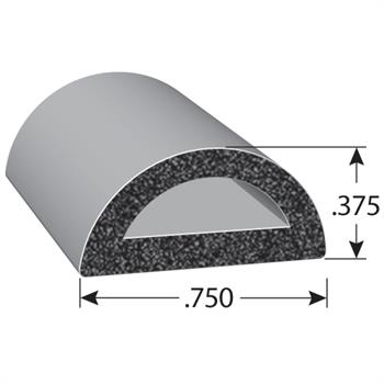 119 Series D-Shaped Rubber Seal