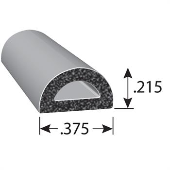 1333 Series D-Shaped Rubber Seal