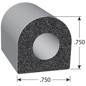 1458 Series D-Shaped Rubber Seal
